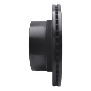 Ram 3500 Brake Rotor (1) - Rear Right - R1 Concepts - Drilled & Slotted - Black - `19-`25